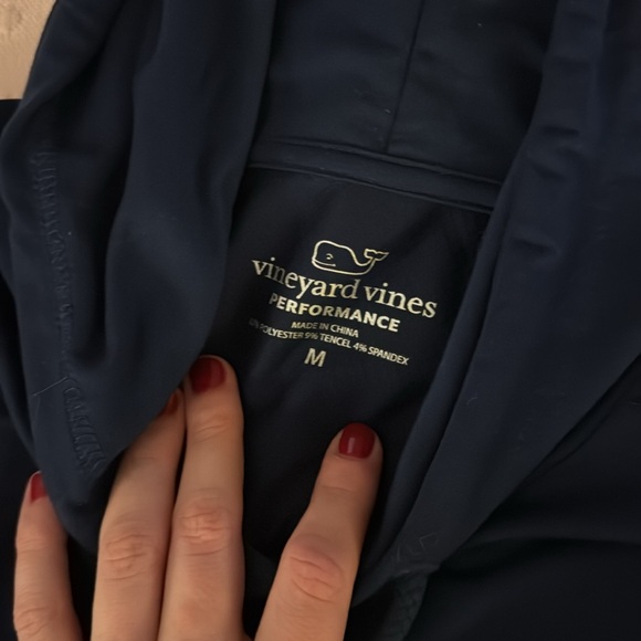 Vineyards Vibes Performance navy hoodie - Picture 3 of 5
